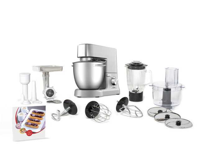 Tefal Masterchef Gourmet keukenmachine QB813D metallic Tefal Masterchef Gourmet keukenmachine QB813D metallic