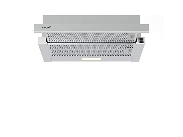 CATA ATH 41X - Cooker Hood - Telescopic Type - 95W Motor - Energy Class B - 3 Extraction Levels - Mechanical Control Panel - Stainless Steel Finish - CATA ATH 41X - Cooker Hood - Telescopic Type - 95W Motor - Energy Class B - 3 Extraction Levels - Mechanical Control Panel - Stainless Steel Finish - Kopen (2022) | IIAV.NL