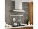 vidaXL Wandafzuigkap 756 m³/u LED 60 cm roestvrij staal