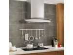 vidaXL Wandafzuigkap 756 m³/u LED 90 cm roestvrij staal