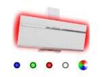 vidaXL afzuigkap rgb-led 90 cm roestvrij staal en gehard glas