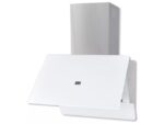 vidaXL Afzuigkap van getemperd glas met display 600 mm (wit