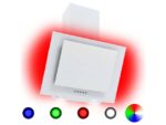 vidaXL afzuigkap rgb-led 60 cm roestvrij staal en gehard glas