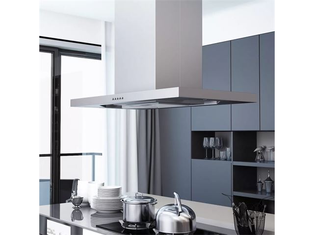 vidaXL Eilandafzuigkap 756 m³/u LED 90 cm roestvrij staal vidaXL Eilandafzuigkap 756 m³/u LED 90 cm roestvrij staal Kopen (2022) | IIAV.NL