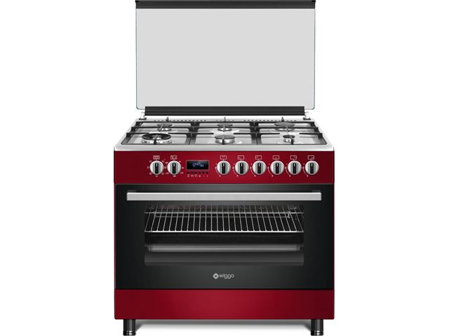 Wiggo WO-E969R(RX) - Serie 9 - 90 cm - Gasfornuis - 6 kookzones - Rood Rvs Wiggo WO-E969R(RX) - Serie 9 - 90 cm - Gasfornuis - 6 kookzones - Rood Rvs Kopen (2022) | IIAV.NL