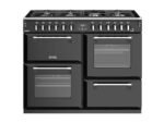 Stoves ST410256 Fornuis 110 cm 4 ovens Antraciet 7 pit Gas