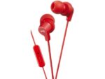 JVC HA-FR15-R-E Kleurrijke in-ear hoofdtelefoon met afstandsbediening en microfoon rood