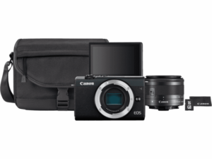 Canon Hybride camera EOS M200 Zwart Travel Kit Kopen (2022) | IIAV.NL
