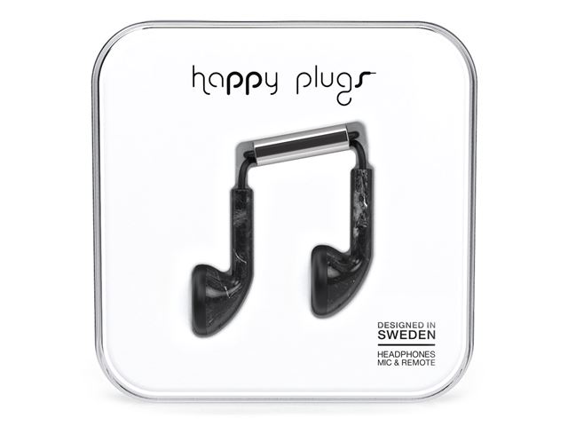 Happy Plugs Earbud zwart Happy Plugs Earbud zwart