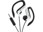 JVC HA-EBR25-W-E Ear clip hoofdtelefoon voor sport met een afstandsbediening en een microfoon wit