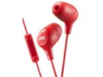 - HA-FX38M-R-E Oordopjes met afstandsbediening en microfoon rood