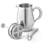 VeoHome - Koffiezetapparaat met 1 liter inhoud – onbreekbaar en houdt de koffie lang warm dankzij de dubbele roestvrijstalen schaal  Kopen (2022) | IIAV.NL