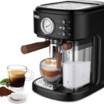Homesse Koffiezetapparaat - Koffiemachine - Koffieapparaat - Melkopschuimer - Zwart zwart  Kopen (2022) | IIAV.NL