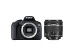 Canon EOS 2000D + EF-S 18-55mm f/3.5-5.6 III zwart