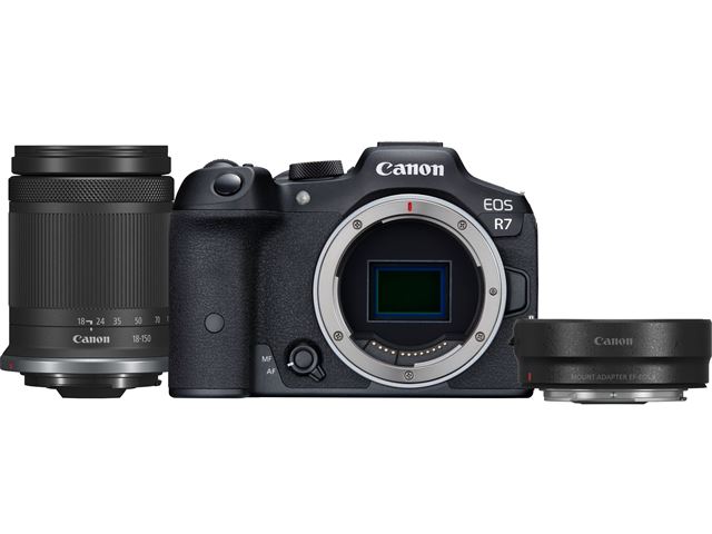 Canon EOS R7 + RF-S 18-150mm F3.5-6.3 IS STM + EF-EOS R zwart Canon EOS R7 + RF-S 18-150mm F3.5-6.3 IS STM + EF-EOS R zwart Kopen (2022) | IIAV.NL