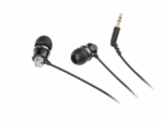 Krüger&Matz KMM01BK Metalen in-ear dopjes zwart