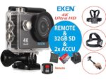 Eken Action Camera H9R 4K + Afstandsbediening