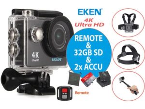 Eken Action Camera H9R 4K + Afstandsbediening Kopen (2022) | IIAV.NL