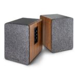 Wavemaster Base boekenplankspeaker grijs