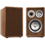 Wiibo - Vintage 6 walnoot - paar luidsprekers - vermogen 100 W - rek-luidsprekers - 3-weg - transparant geluid - 230 mm x 280 mm x 350 mm - kleur: walnoot Kopen? (2022) | IIAV.NL