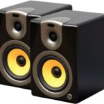 JB Systems AM 50 boekenplankspeaker geel